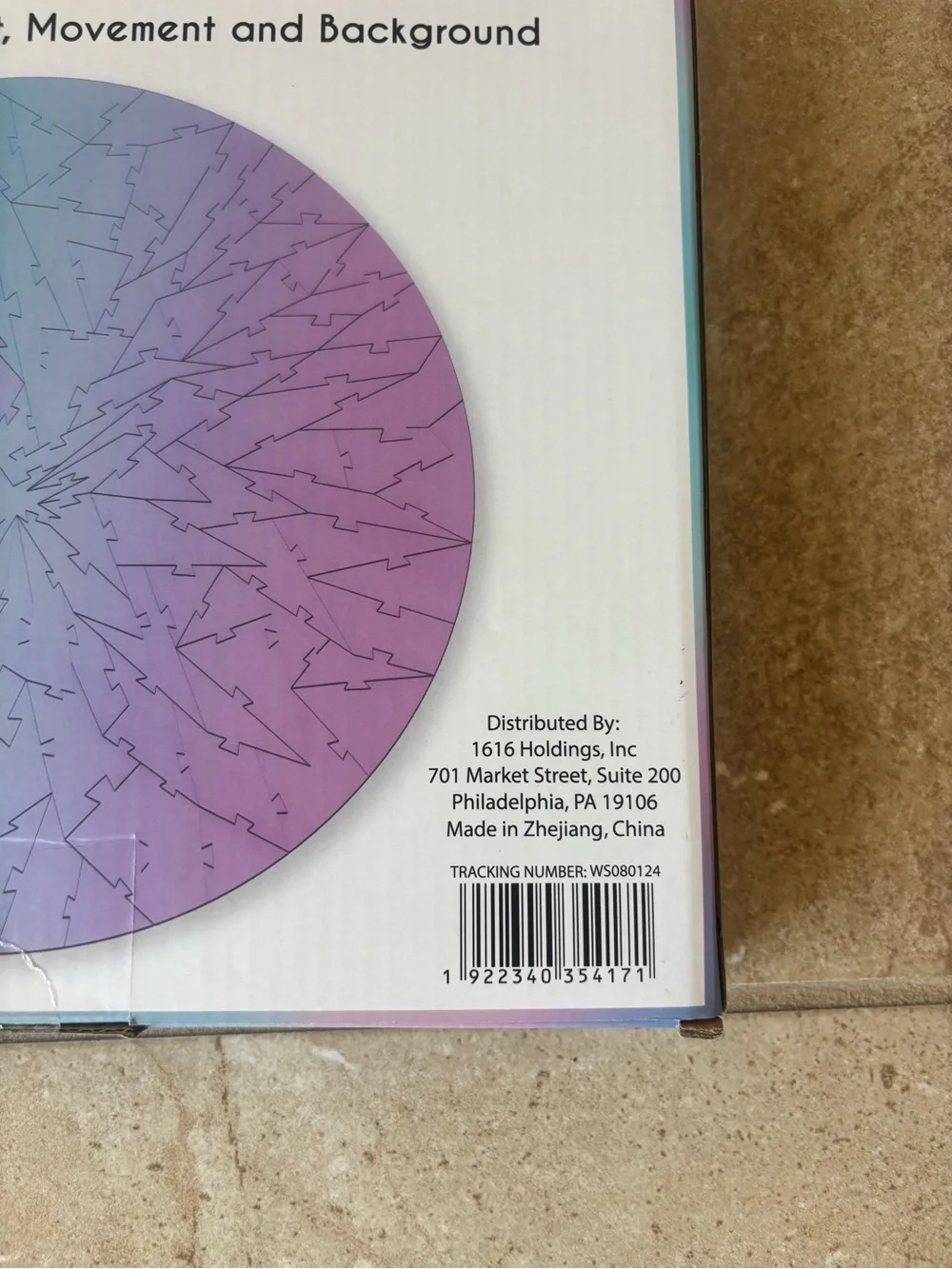 Acrylic Impossible Puzzle - Iridescent 141-Piece Puzzle NEW unopened